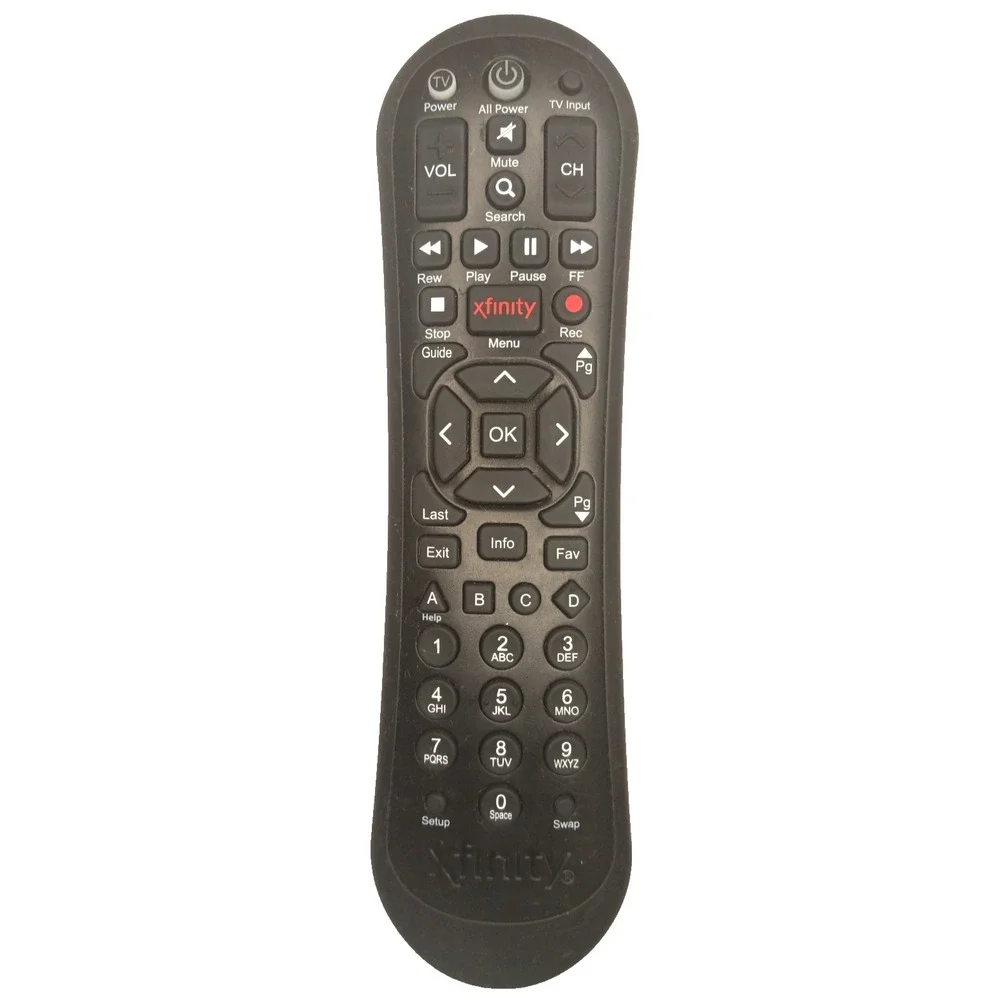 Original XFINITY Comcast XR2 v3-R HDTV DVR Cable TV OEM Remote Control. Black VG
